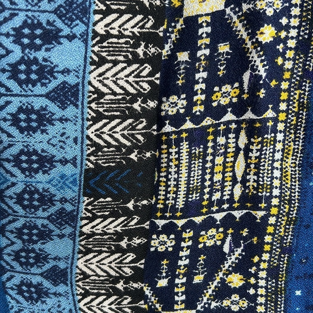 Nine West Multi Patterns Blue Tunic - image 6